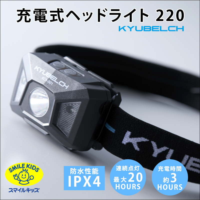 青山1/【KCA-001】充電式ヘッドライト220（4962644215515）