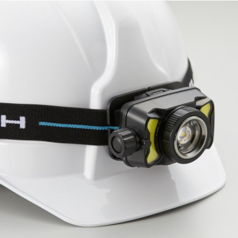 青山1/（i30）【KCA-004HA】ロータリー式ヘッドライト500 蓄光ヘルメットクリップ・電池付（4962644215799）